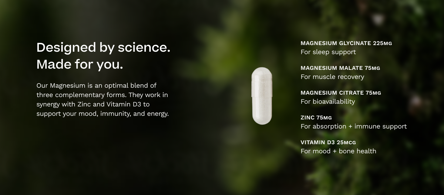 Magnesium Glycinate 3-in-1 Complex