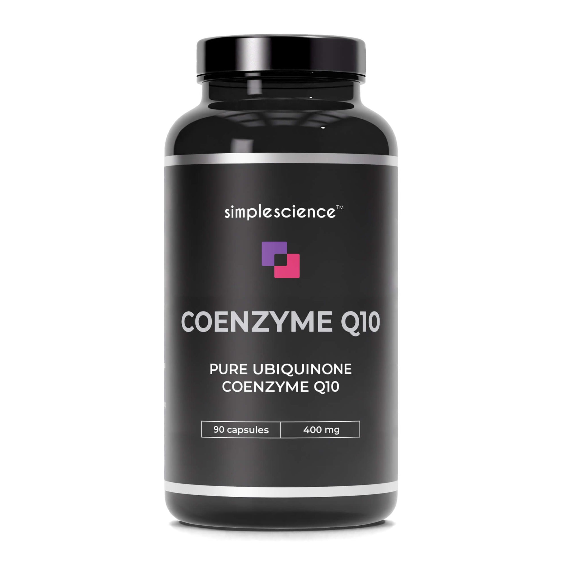 CoEnzyme Q10 CoQ10 pure ubiquinone coenzyme Q10 400mg 90 capsules migraine prevention anti-aging nootropic simplescience best supplement cognitive focus